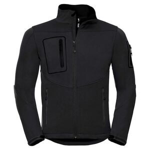 Russell Mens Sports Soft Shell Jacket / Black